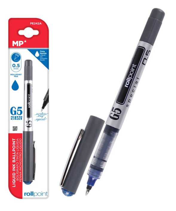 MP στυλό διαρκείας Rollpoint PE242A, καλλιγραφίας, 0.5mm, μαύρος 1 MP στυλό διαρκείας Rollpoint PE242A