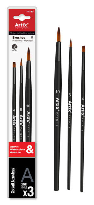 ARTIX PAINTS σετ πινέλων ζωγραφικής PP280