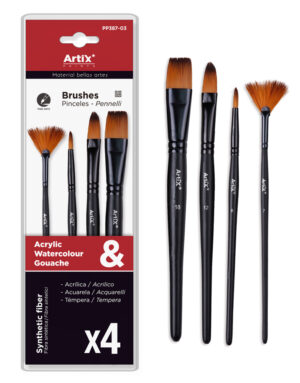 ARTIX PAINTS σετ πινέλων ζωγραφικής PP387-03