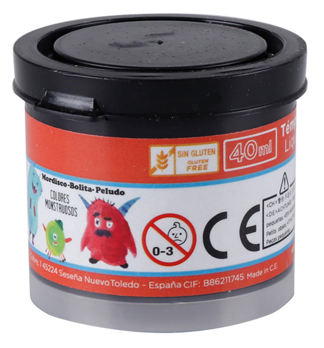 MP τέμπερα ζωγραφικής PP610-13, 40ml, μαύρη 1 MP τέμπερα ζωγραφικής PP610-13