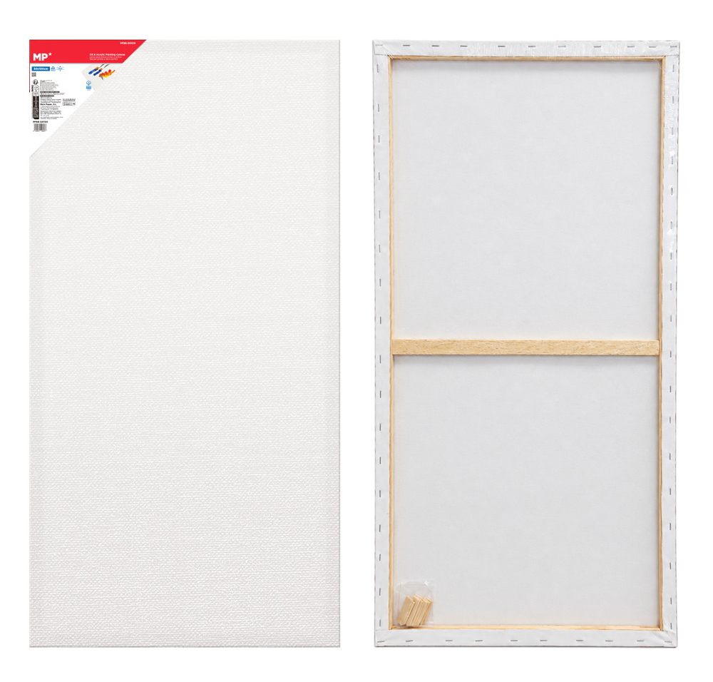 MP καμβάς τελάρο ζωγραφικής PP98-50100, 50x100cm, 280gr/m², λευκός 1 MP καμβάς τελάρο ζωγραφικής PP98-50100