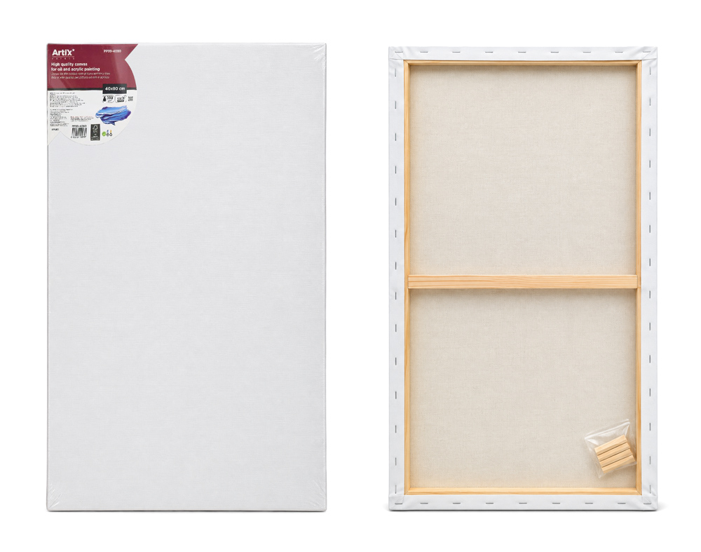 ARTIX PAINTS καμβάς τελάρο ζωγραφικής PP99-4080, 40x80cm, 380gr/m², λευκός 1 ARTIX PAINTS καμβάς τελάρο ζωγραφικής PP99-4080