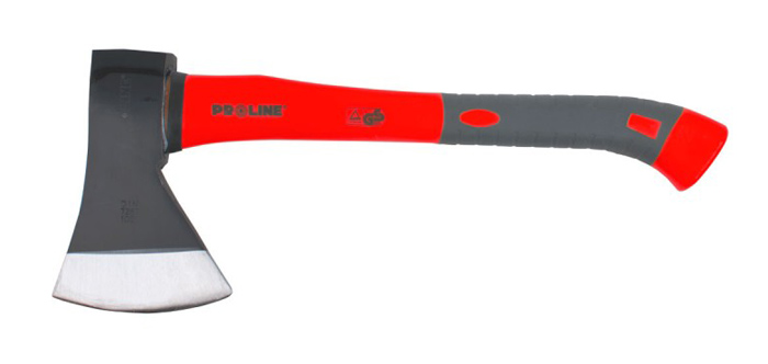 PROLINE τσεκούρι 12866 με αντιολισθητική λαβή, DIN 7287, 600gr 1 PROLINE τσεκούρι 12866 με αντιολισθητική λαβή
