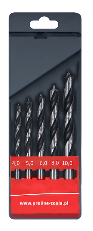 PROLINE σετ τρυπάνια για ξύλο 26295, 4.0-10.0mm, 5τμχ 1 PROLINE σετ τρυπάνια για ξύλο 26295
