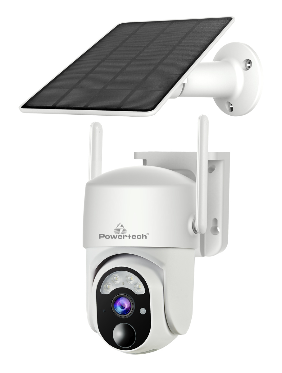 POWERTECH smart ηλιακή κάμερα PT-1177, 4MP, WiFi, SD, PTZ, IP65 1 POWERTECH smart ηλιακή κάμερα PT-1177