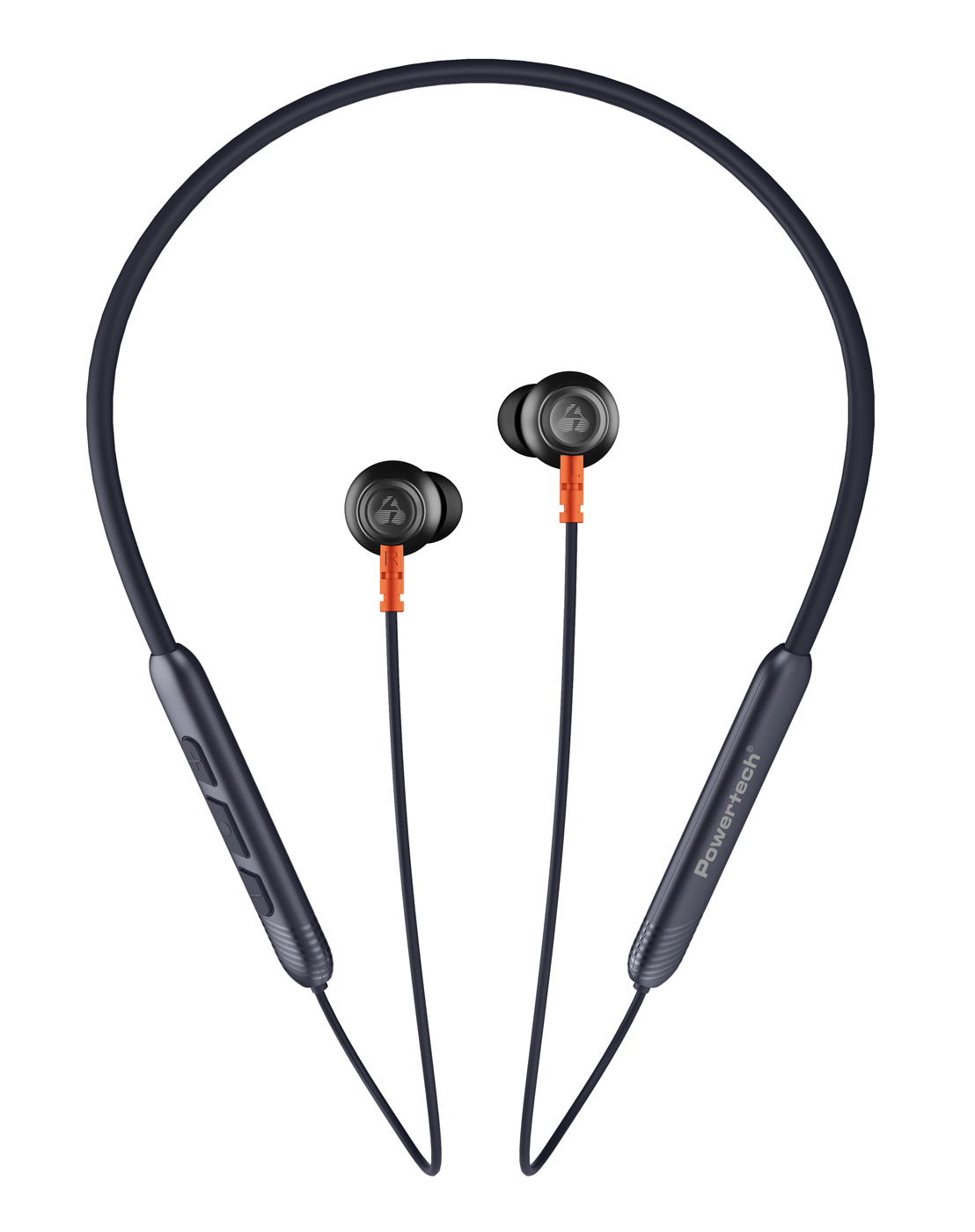 POWERTECH earphones PT-1228 με μαγνήτη, Bluetooth ENC 10mm 180mAh, μαύρα 1 POWERTECH earphones PT-1228 με μαγνήτη