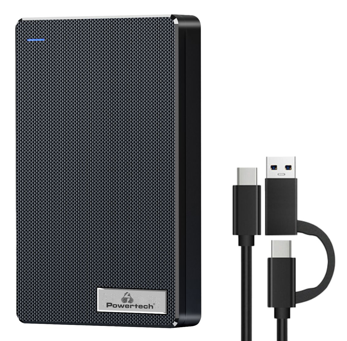 POWERTECH θήκη για 2.5" SATA HDD/SSD PT-1232, 5Gbps, μαύρη 1 POWERTECH θήκη για 2.5" SATA HDD/SSD PT-1232
