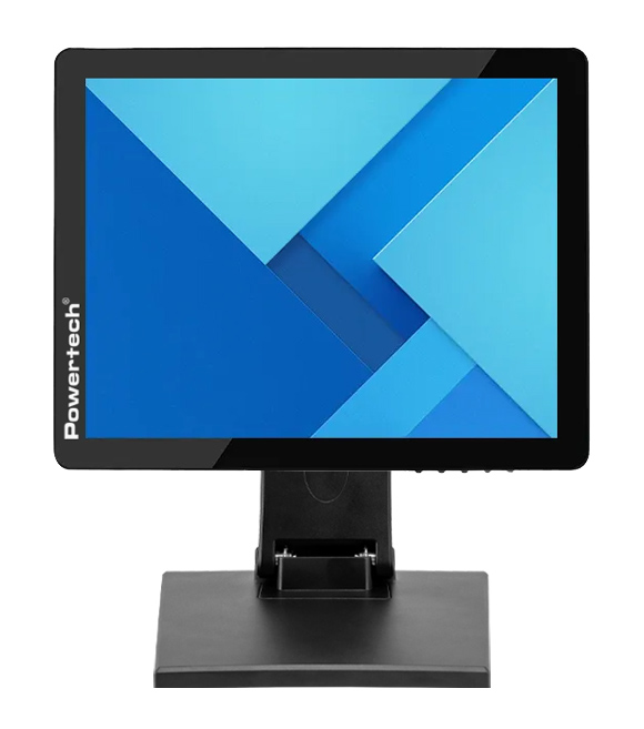 POWERTECH οθόνη αφής PT-1366, LED, 15" 1024x768, HDMI/VGA/USB, μαύρη 1 POWERTECH οθόνη αφής PT-1366