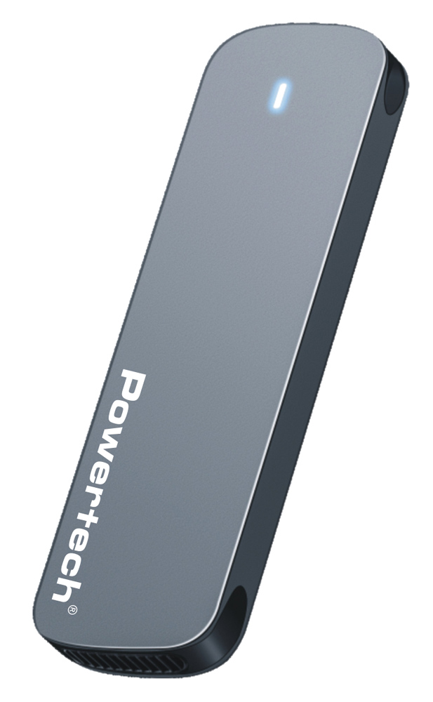 POWERTECH θήκη για M.2 SATA/NVMe SSD PT-1375, 10Gbps, γκρι 1 POWERTECH θήκη για M.2 SATA/NVMe SSD PT-1375