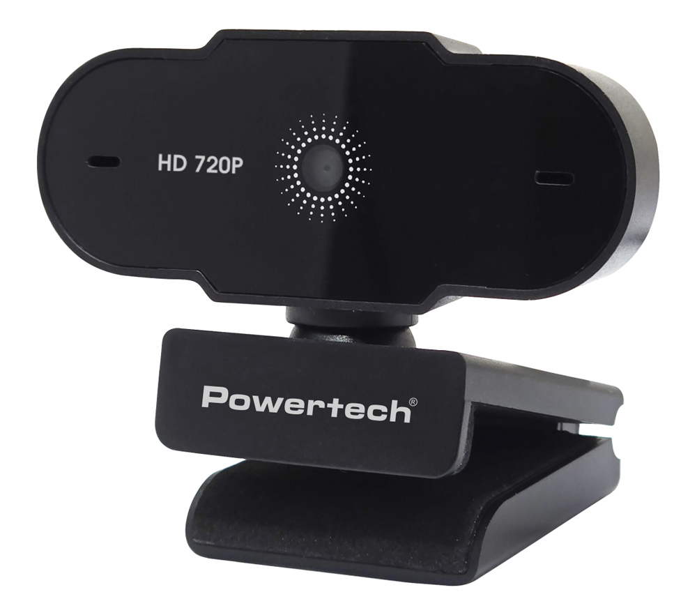 POWERTECH web camera PT-1426, 0.9MP, 720p HD, fixed εστίαση, 1.5m, μαύρη 1 POWERTECH web camera PT-1426