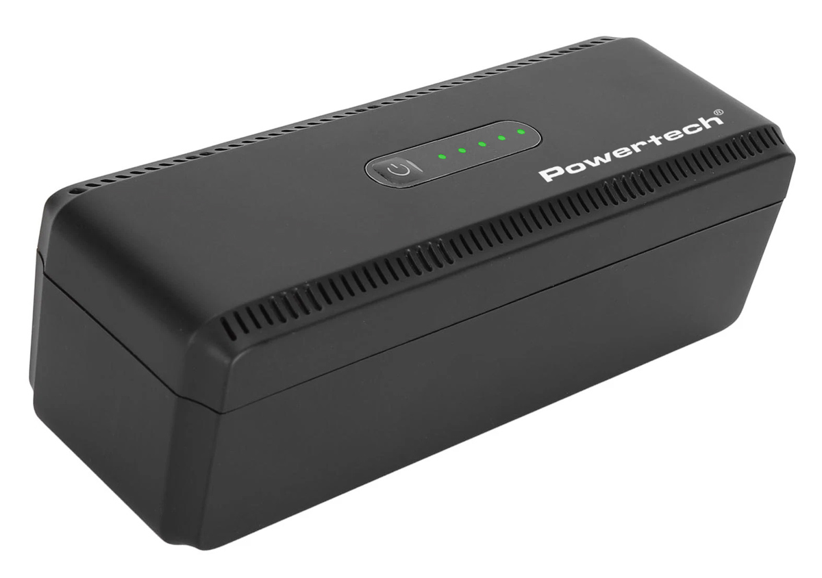 POWERTECH mini DC UPS PT-1436, 18W, 8800mAh, 3x DC, USB/USB-C/LAN/POE, μαύρο 1 POWERTECH mini DC UPS PT-1436