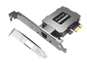 POWERTECH κάρτα επέκτασης δικτύου PCIe σε RJ45 PT-1453