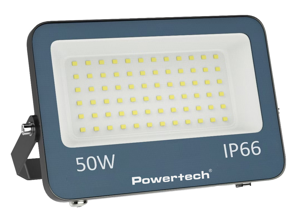 POWERTECH LED προβολέας PT-1459, 50W, 4000K, 4500lm, IP66 1 POWERTECH LED προβολέας PT-1459