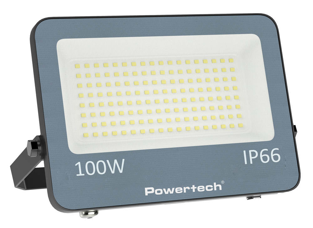 POWERTECH LED προβολέας PT-1460, 100W, 4000K, 9000lm, IP66 1 POWERTECH LED προβολέας PT-1460