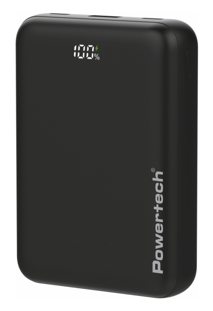 POWERTECH power bank PT-1503 με οθόνη, 20000mah, 22.5W, μαύρο 1 POWERTECH power bank PT-1503 με οθόνη