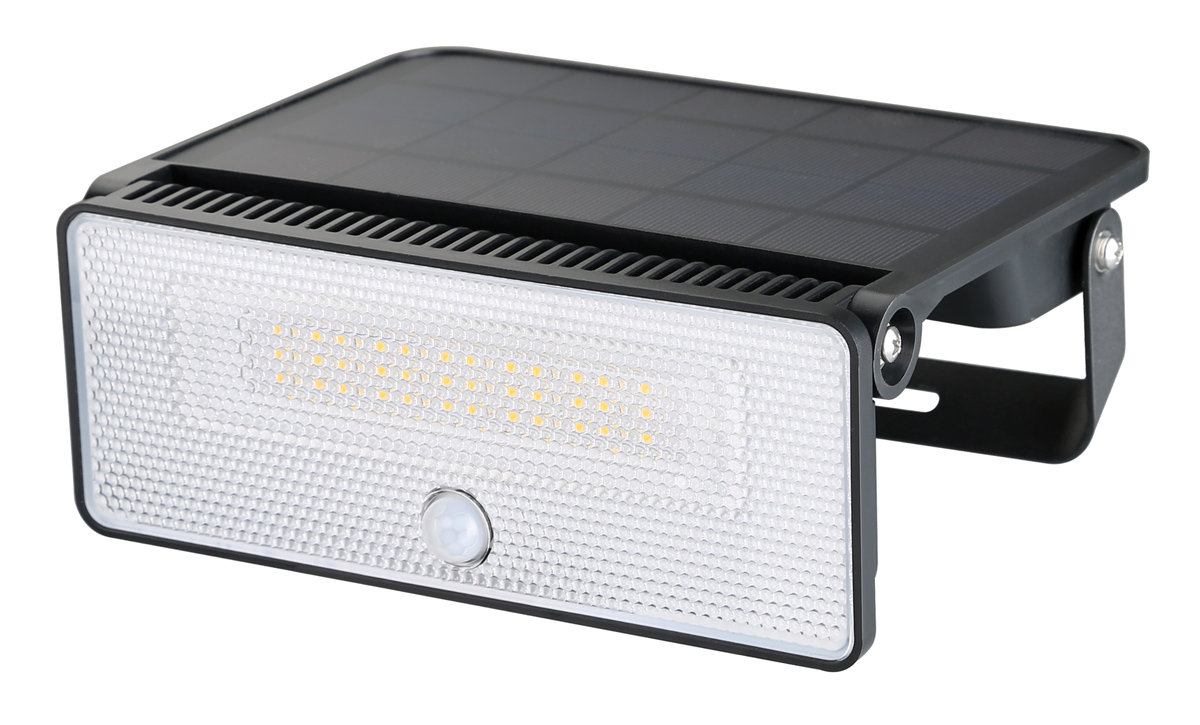 POWERTECH LED ηλιακό φωτιστικό PT-1518 με αισθητήρα κίνησης, 12W, 3600mAh, μαύρο 1 POWERTECH LED ηλιακό φωτιστικό PT-1518 με αισθητήρα κίνησης
