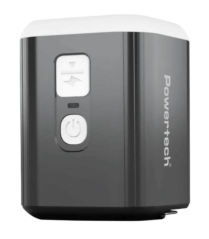 POWERTECH μίνι τρόμπα PT-1554 με φακό, 5W, επαναφορτιζόμενη, μαύρη 1 POWERTECH μίνι τρόμπα PT-1554 με φακό