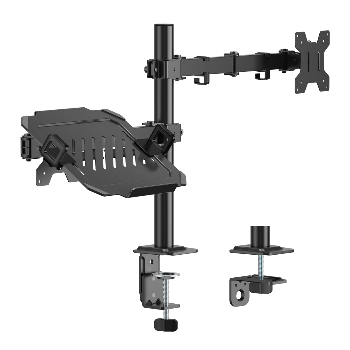 POWERTECH βάση γραφείου οθόνης & laptop PT-1569, 17-32", έως 10kg 1 POWERTECH βάση γραφείου οθόνης & laptop PT-1569