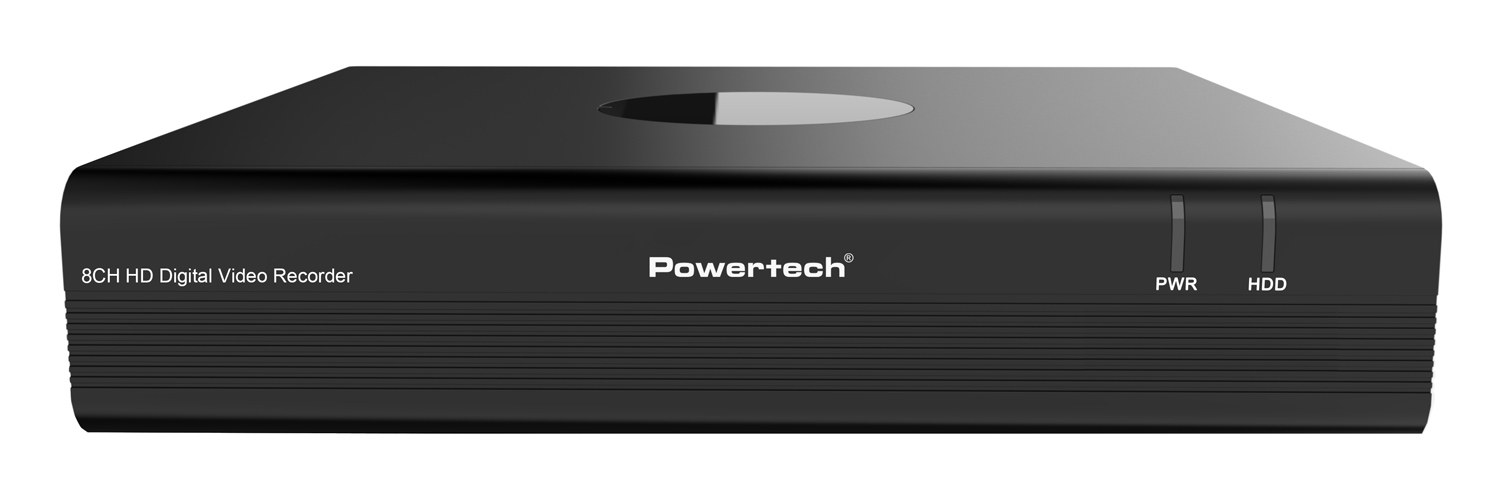 POWERTECH XVR υβριδικό καταγραφικό PT-1596, 5MP, H.264/H.265, 8 κανάλια 1 POWERTECH XVR υβριδικό καταγραφικό PT-1596