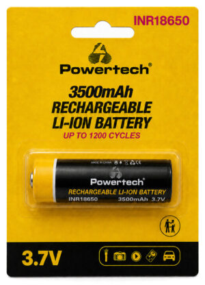 POWERTECH επαναφορτιζόμενη μπαταρία Li-ion INR18650 PT-1615