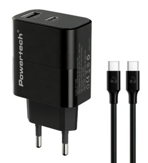 POWERTECH φορτιστής τοίχου PT-1638 με καλώδιο