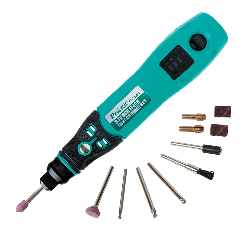 PROSKIT περιστροφικό πολυεργαλείο PT-5205U, 3.7V, 600mah, έως 15000rpm 1 PROSKIT περιστροφικό πολυεργαλείο PT-5205U