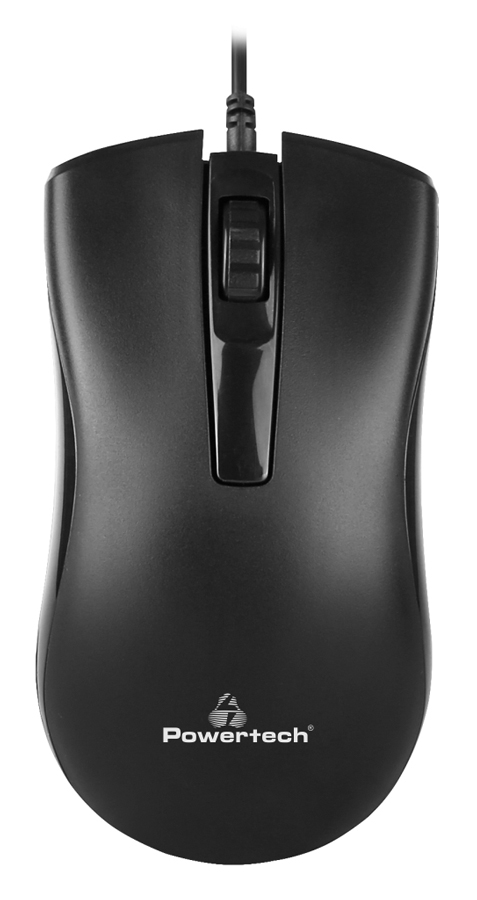 POWERTECH ενσύρματο ποντίκι PT-808, οπτικό, 1000DPI, μαύρο 1 POWERTECH ενσύρματο ποντίκι PT-808