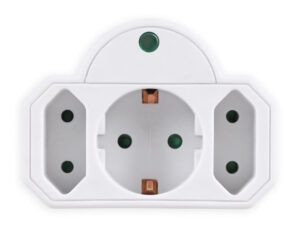 POWERTECH αντάπτορας ρεύματος PT-816 με προστασία υπέρτασης