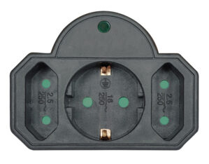 POWERTECH αντάπτορας ρεύματος PT-817 με προστασία υπέρτασης