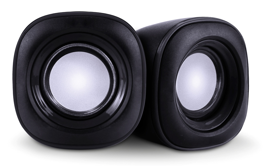 POWERTECH ηχεία Essential sound PT-844, 2x 3W, 3.5mm, μαύρα 1 POWERTECH ηχεία Essential sound PT-844