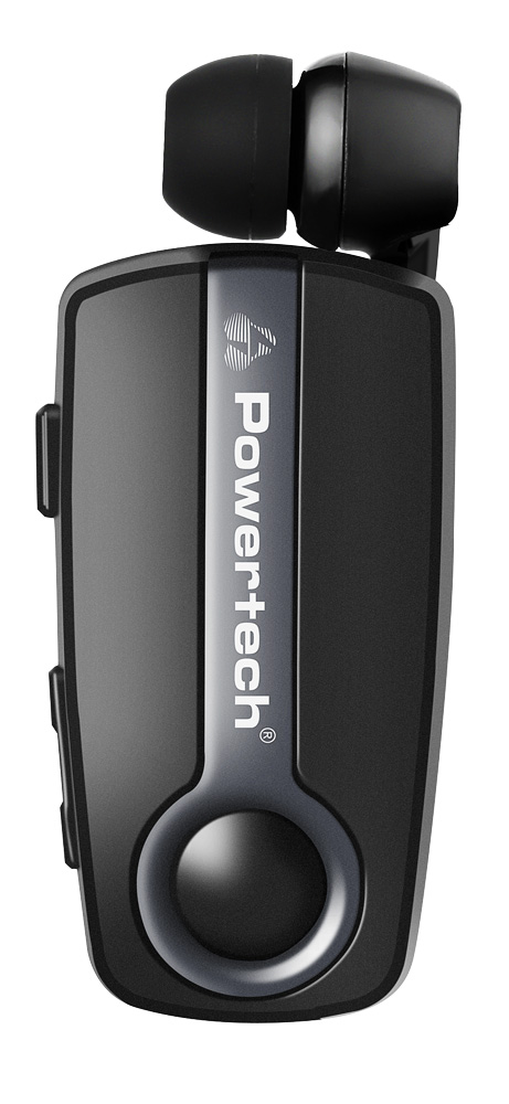 POWERTECH earphone Klipp 2 PT-998 multipoint, Bluetooth 5.1, USB-C, γκρι 1 POWERTECH earphone Klipp 2 PT-998 multipoint