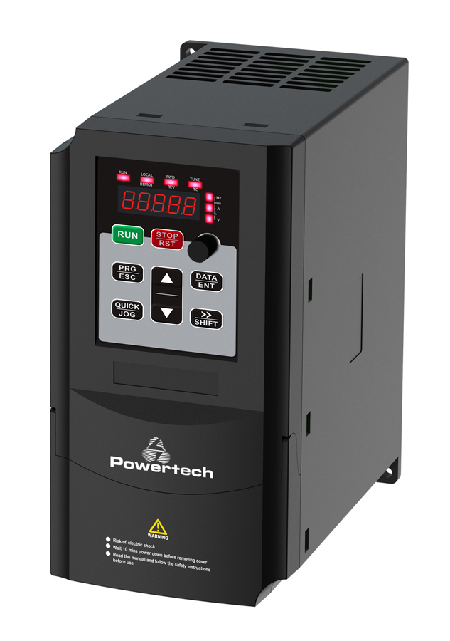 POWERTECH VFD ρυθμιστής στροφών PT-A37G-T43P3P, 3.7KW, 3Ph 1 POWERTECH VFD ρυθμιστής στροφών PT-A37G-T43P3P