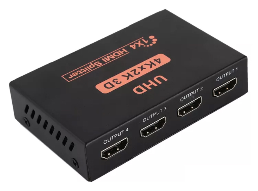 POWERTECH HDMI splitter PTH-048, 4 σε 1, 4K/60Hz, μαύρο 1 POWERTECH HDMI splitter PTH-048