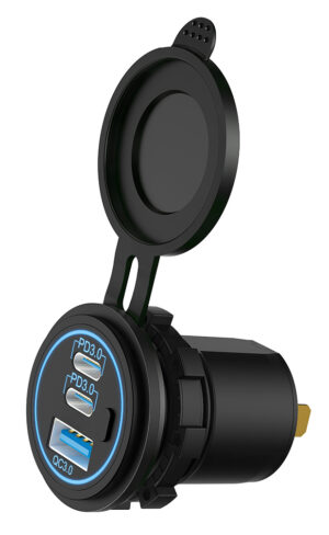 POWERTECH πρίζα USB για σκάφη & οχήματα PTL-030