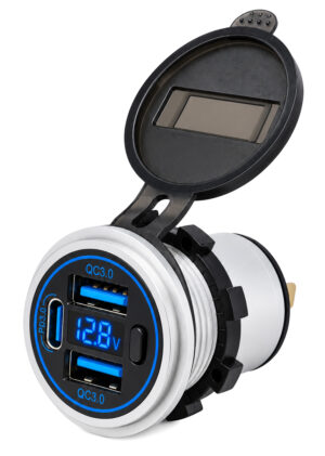 POWERTECH πρίζα USB για σκάφη & οχήματα PTL-031