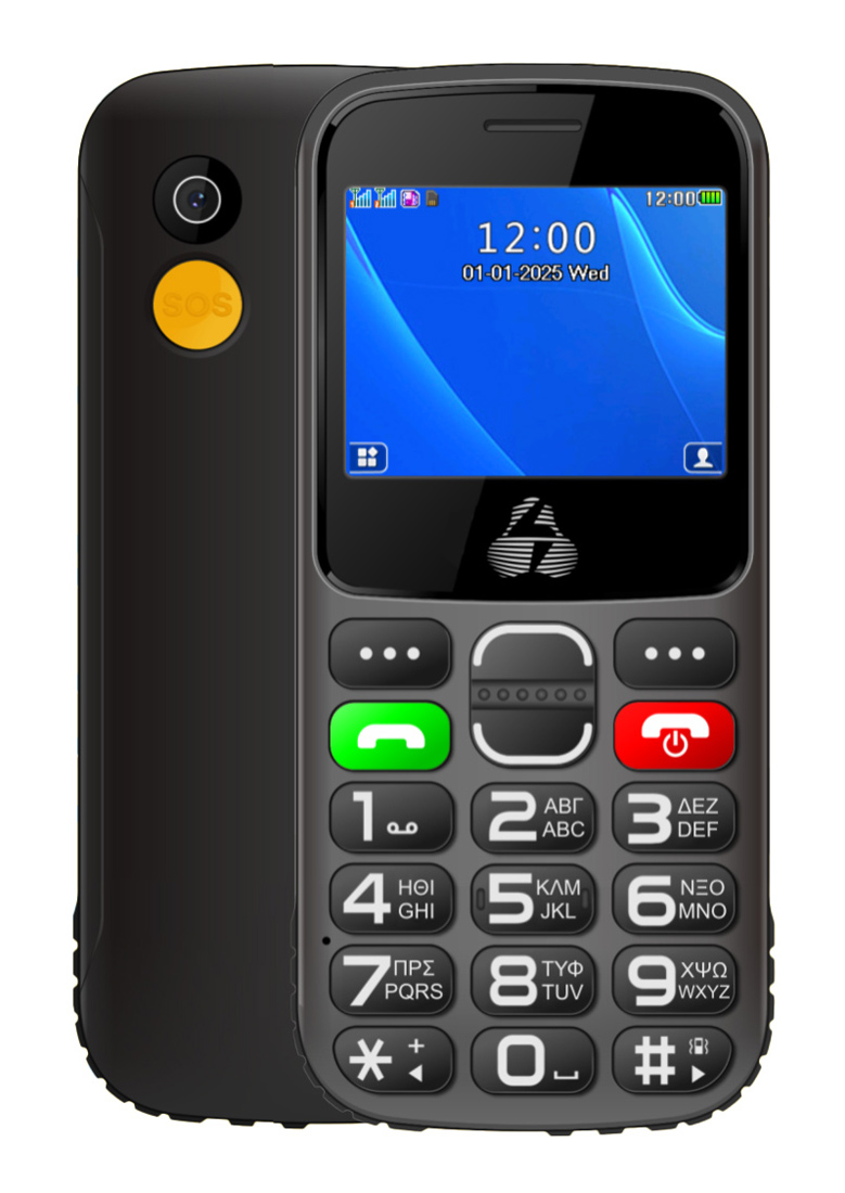 POWERTECH κινητό τηλέφωνο Sentry Eco II, 2.31", dual SIM, με κάμερα, μαύρο 1 POWERTECH κινητό τηλέφωνο Sentry Eco II