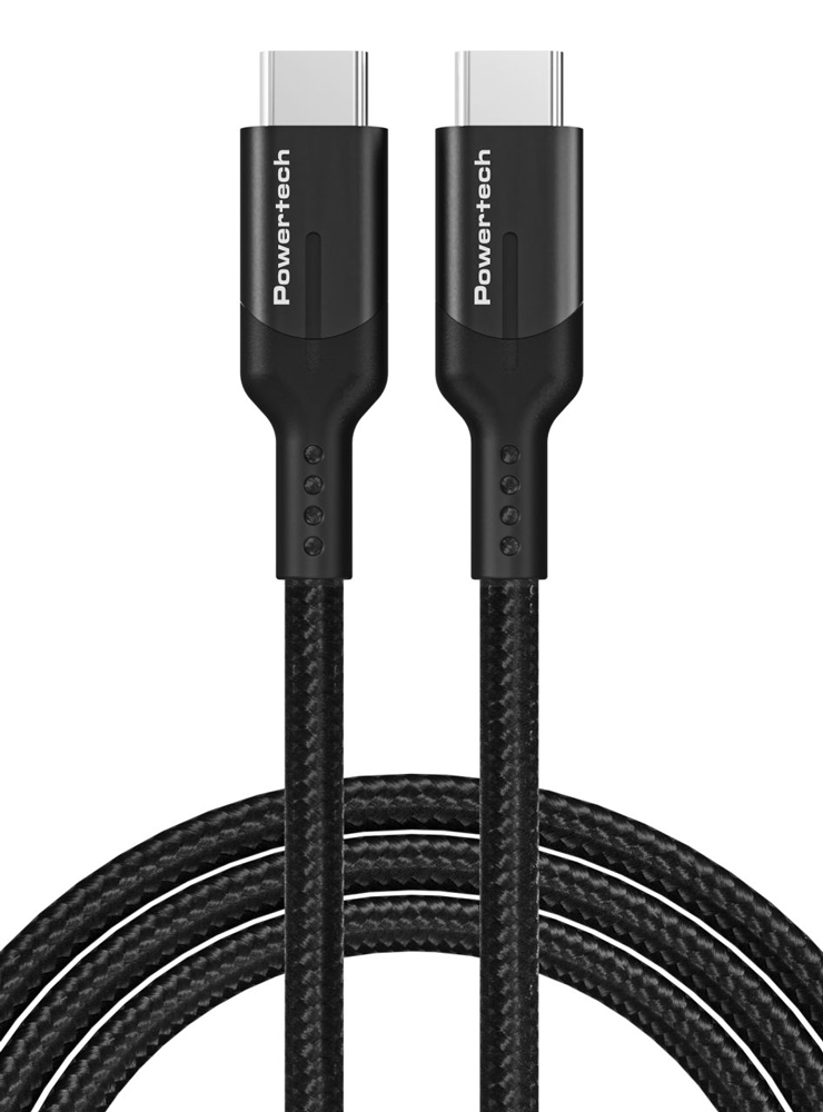 POWERTECH καλώδιο USB-C PTR-0140, PD 240W 5A, copper, 1m, μαύρο 1 POWERTECH καλώδιο USB-C PTR-0140