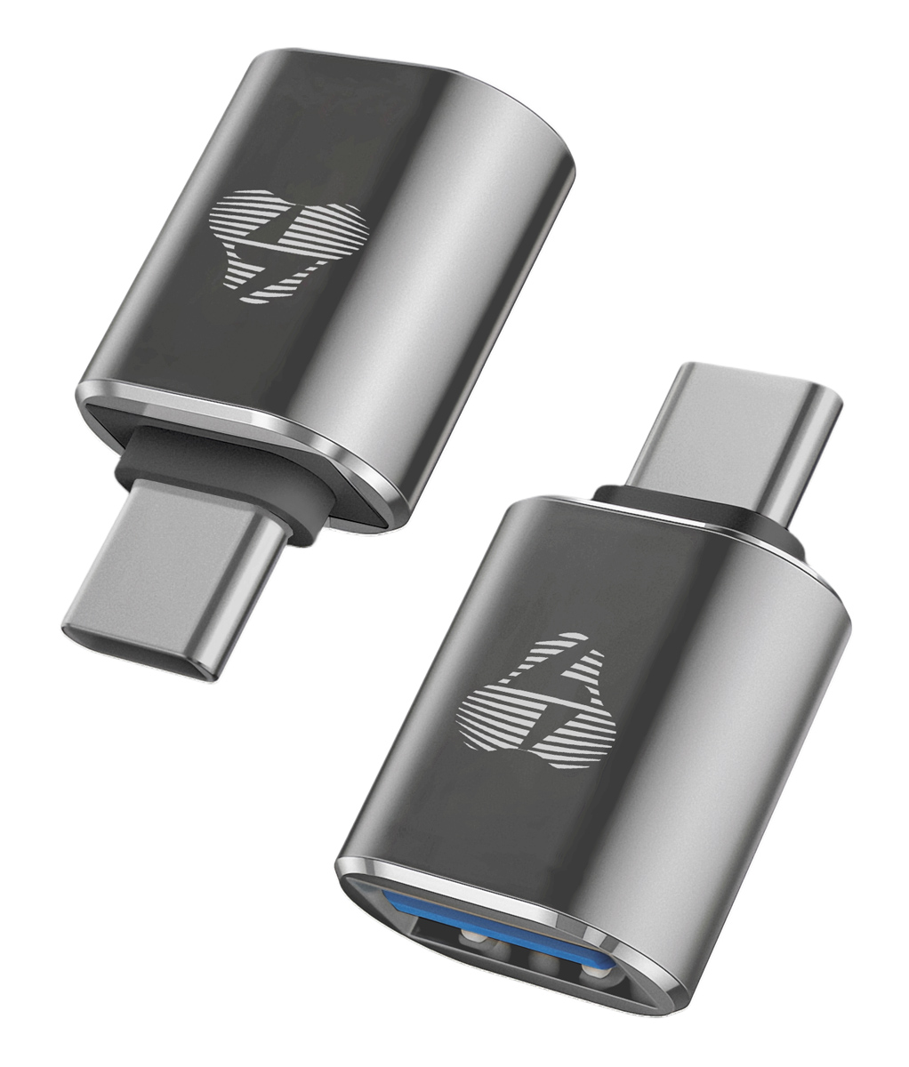 POWERTECH αντάπτορας USB-C σε USB 3.0 PTR-0148, 10 Gbps, 60W, γκρι 1 POWERTECH αντάπτορας USB-C σε USB 3.0 PTR-0148