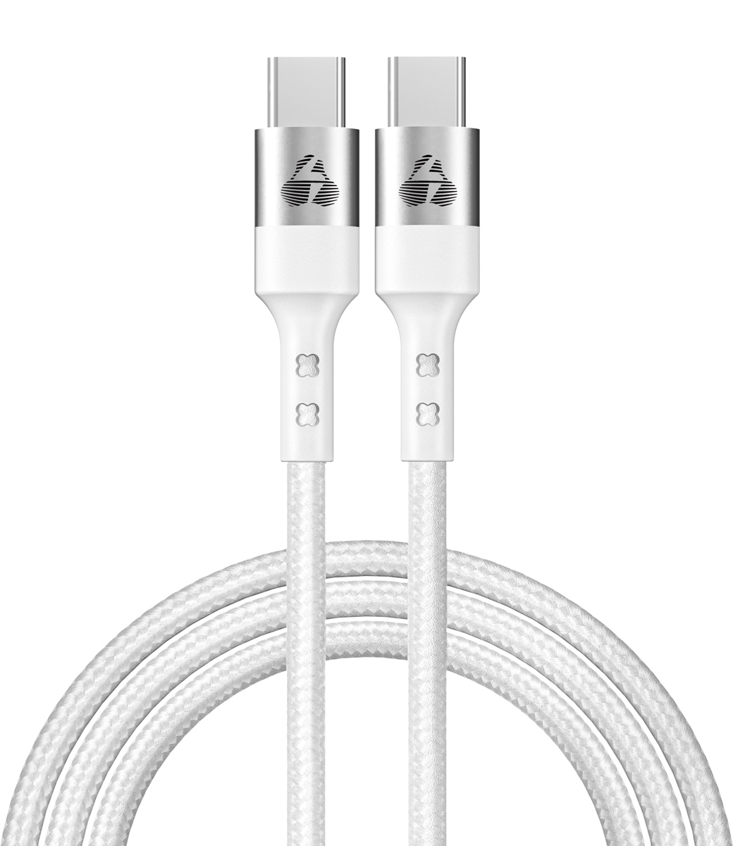 POWERTECH καλώδιο USB-C σε USB-C PTR-0167, PD 60W, copper, 1m, λευκό 1 POWERTECH καλώδιο USB-C σε USB-C PTR-0167