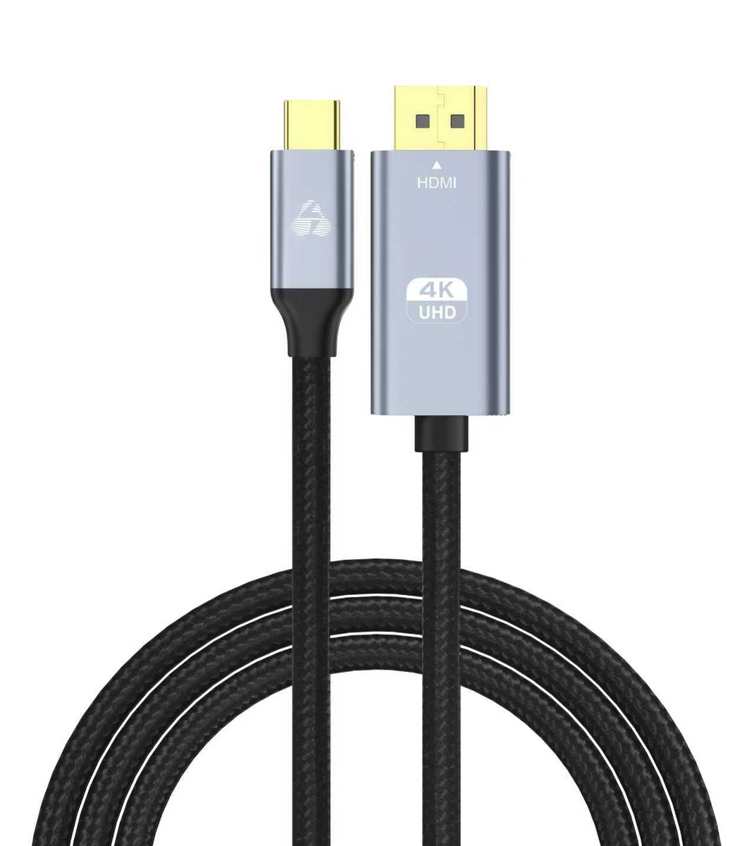 POWERTECH καλώδιο USB-C σε HDMI PTR-0171, 4K/60Hz, 10.2 Gbps, 1m, μαύρο 1 POWERTECH καλώδιο USB-C σε HDMI PTR-0171