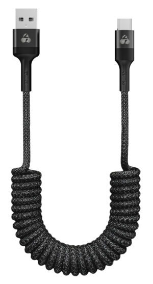 POWERTECH καλώδιο USB-C σε USB PTR-0197 με spiral καλώδιο
