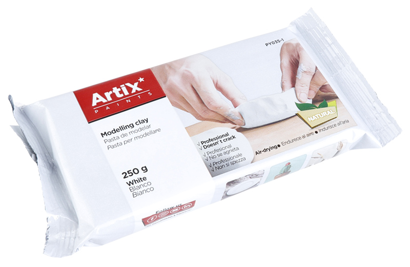 ARTIX PAINTS φυσικός πηλός PY035-1, χωρίς γλουτένη, 250γρ, λευκός 1 ARTIX PAINTS φυσικός πηλός PY035-1