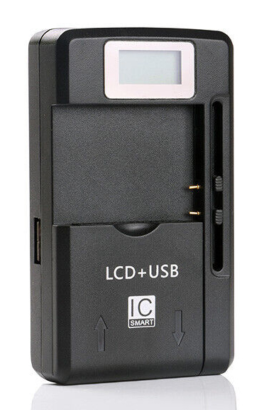 POWERTECH φορτιστής μπαταρίας κινητών QC64 με οθόνη, USB, μαύρος 1 POWERTECH φορτιστής μπαταρίας κινητών QC64 με οθόνη