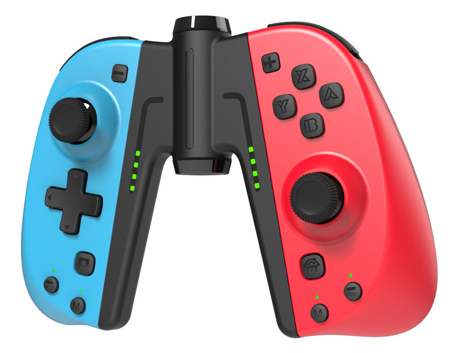 ROAR ασύρματο gamepad τύπου Joy-Con RR-0015 για Nintendo Switch, μπλε & κόκκινο 1 ROAR ασύρματο gamepad τύπου Joy-Con RR-0015 για Nintendo Switch