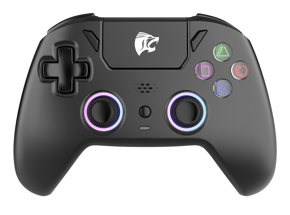 ROAR ασύρματο gamepad RR-0023, Switch/PS4/PC/iOS/Android, Bluetooth, μαύρο 1 ROAR ασύρματο gamepad RR-0023