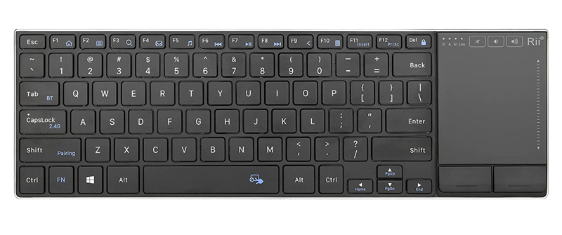RIITEK ασύρματο πληκτρολόγιο RT721 με touchpad, Bluetooth & 2.4GHz 1 RIITEK ασύρματο πληκτρολόγιο RT721 με touchpad