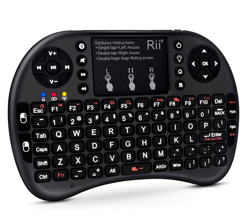 RIITEK ασύρματο πληκτρολόγιο Mini i8+ με touchpad, backlit, 2.4GHz 1 RIITEK ασύρματο πληκτρολόγιο Mini i8+ με touchpad