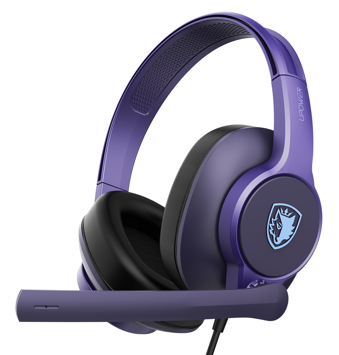 SADES gaming headset UPOWER, 3.5mm σύνδεση, 40mm, μωβ 1 SADES gaming headset UPOWER