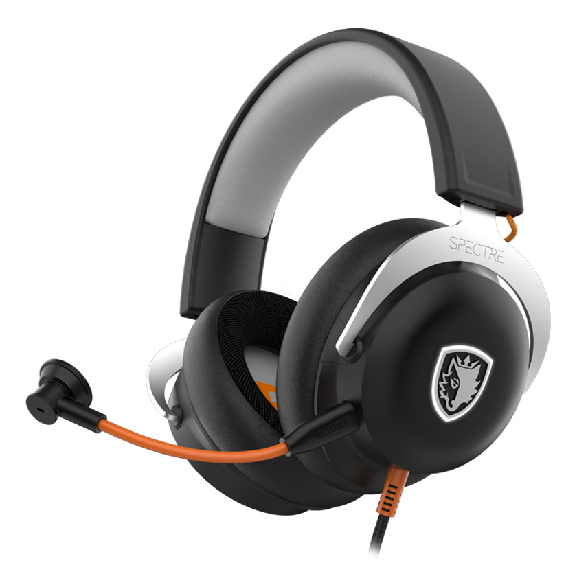 SADES gaming headset Spectre, USB σύνδεση, 50mm, V7.1 surround, multi-platform, μαύρο 1 SADES gaming headset Spectre