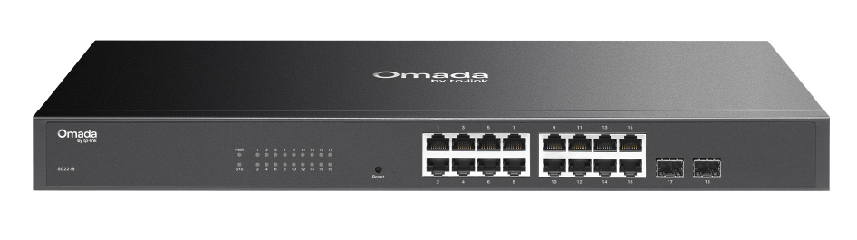 TP-LINK Omada access switch SG2218, 16-Port Gigabit, V1.30 1 TP-LINK Omada access switch SG2218